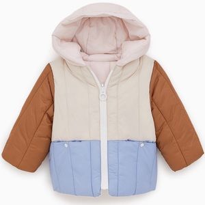 Zara Reversible Color Block Jacket 2-3Y